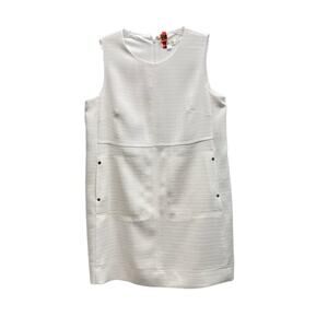 Harper Rose Classic White Knee Length Dress Size 14 Pockets Lined Fairy Ethereal